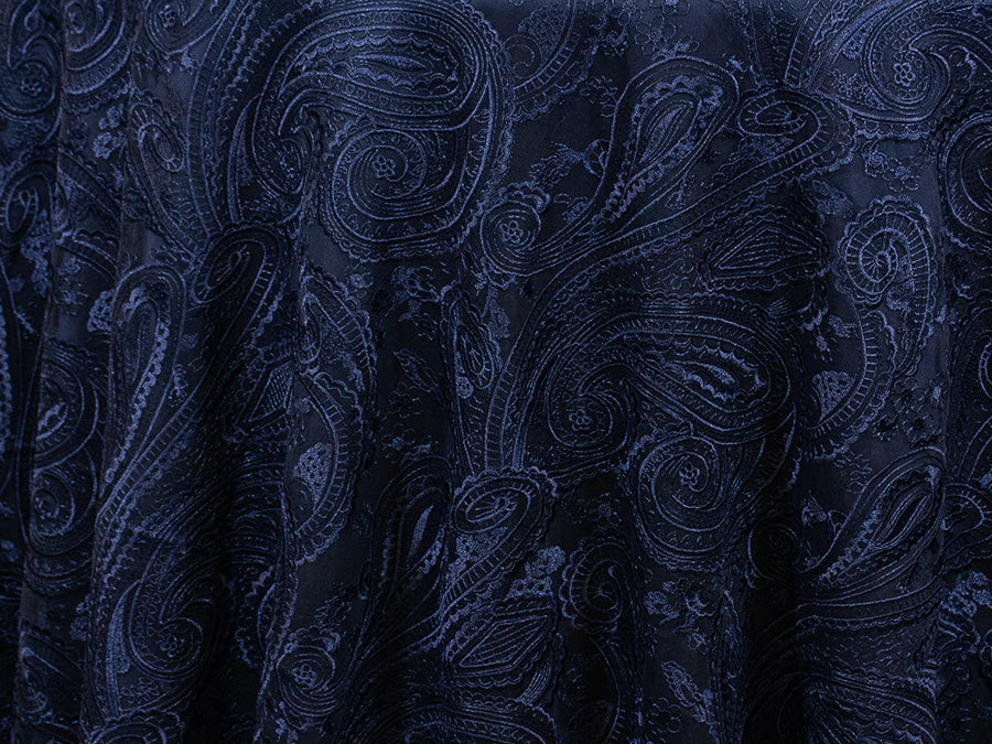 Paisley Lace — Navy