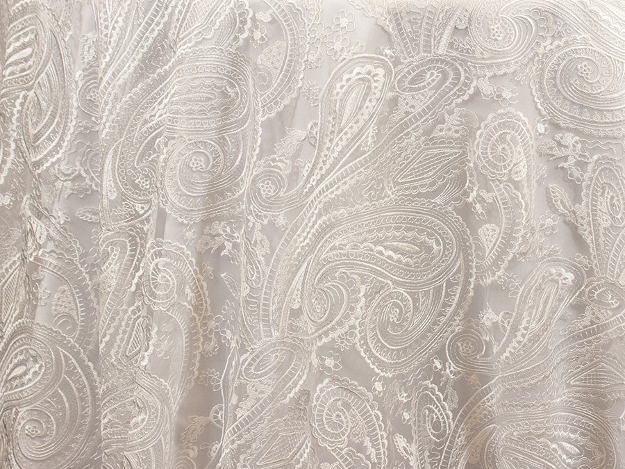 Paisley Lace — White