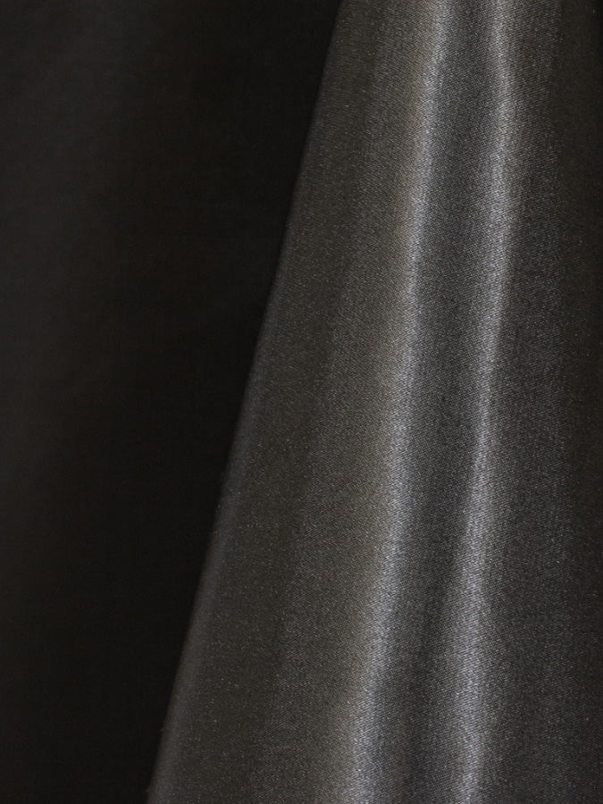 Poly Satin — Black