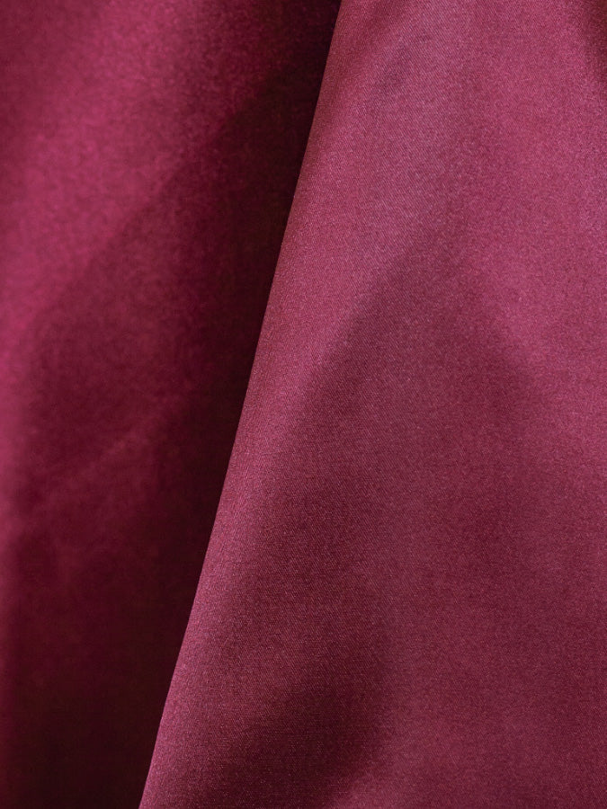 Poly Satin — Burgundy