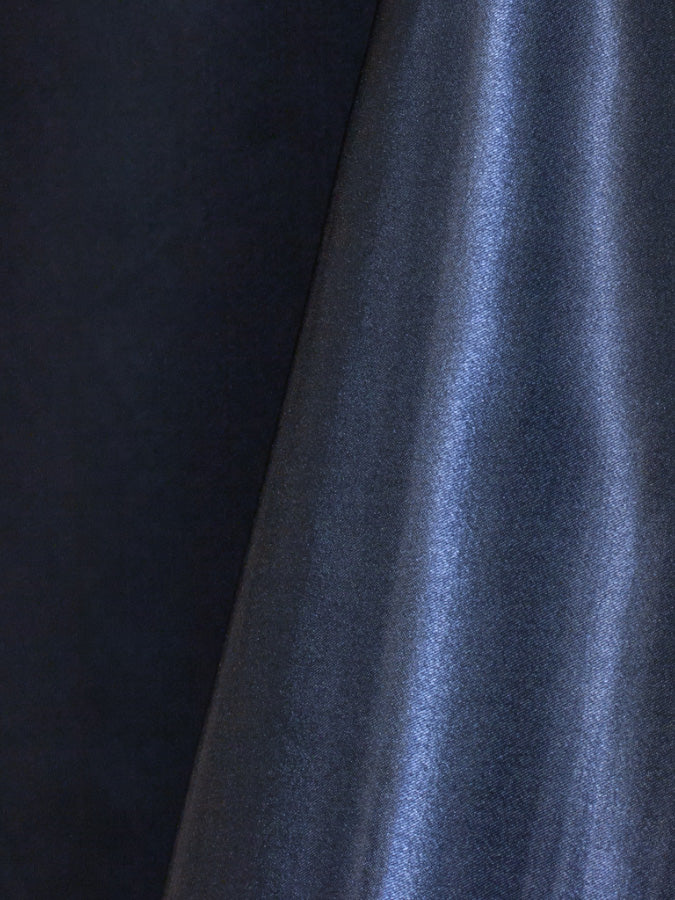 Poly Satin — Navy