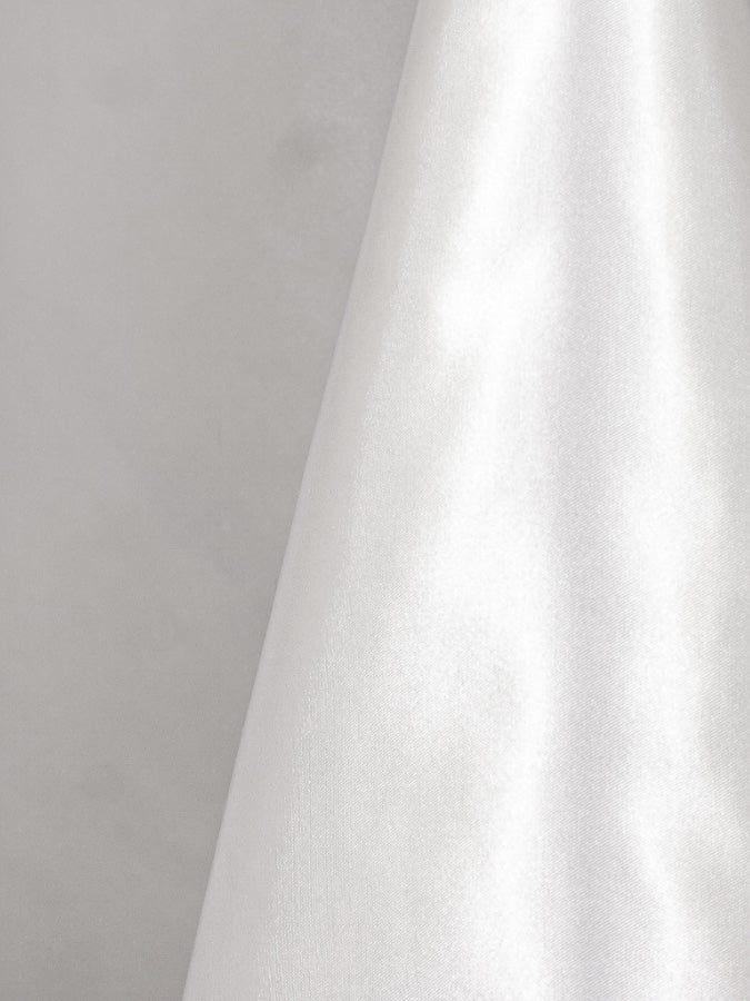 Poly Satin — White