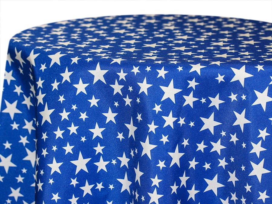 Printed Cotton — Stars – Blue