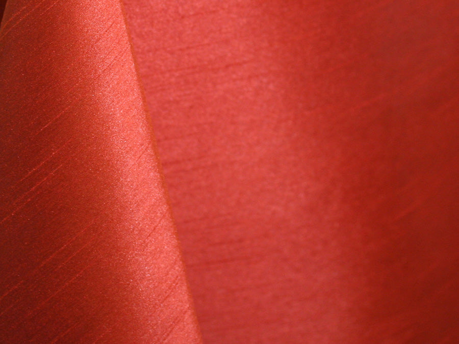 Supernova Shantung — Burnt Orange